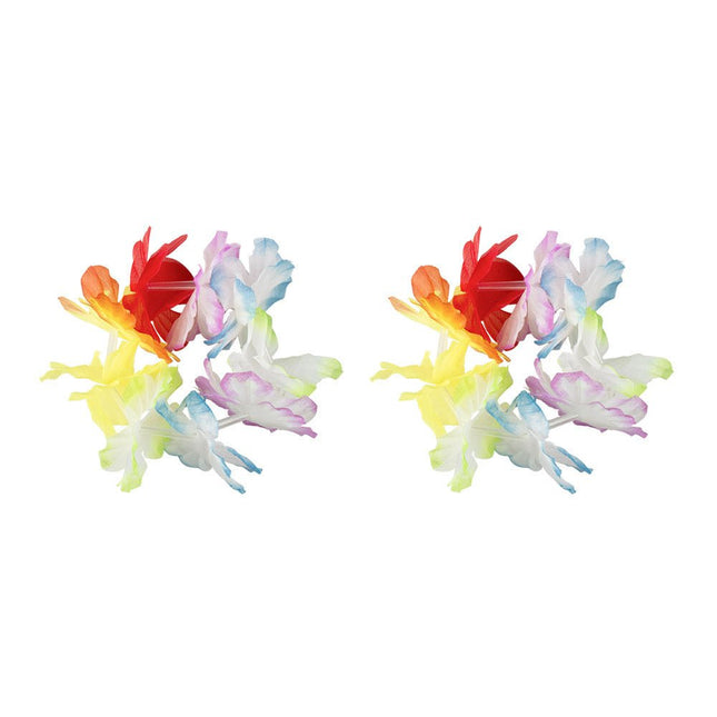 Hawaii Rokje Set Deluxe 5 delig van Boland koop je bij Partywinkel