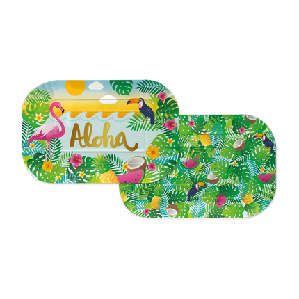 Hawaii Serveerschaal Aloha 2st van WeFiesta koop je bij Partywinkel