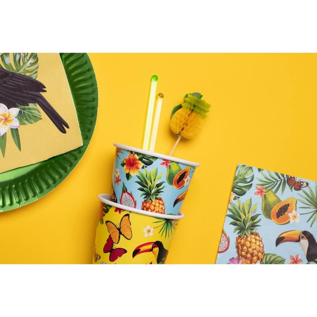 Hawaii Servetten Toekan 33cm 20st van Folat koop je bij Partywinkel