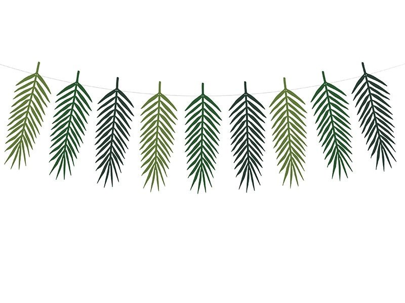 Hawaii Slinger Palmblad 1,25cm van Partydeco koop je bij Partywinkel