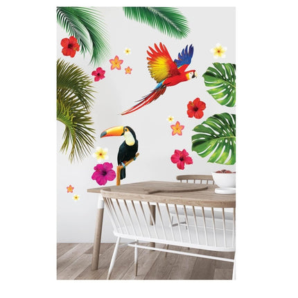 Hawaii Sticker 80cm van Fiestas Guirca koop je bij Partywinkel