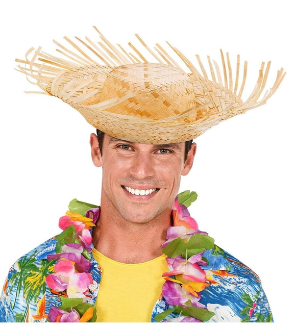 Hawaii Stro Hoed Nude van Widmann koop je bij Partywinkel