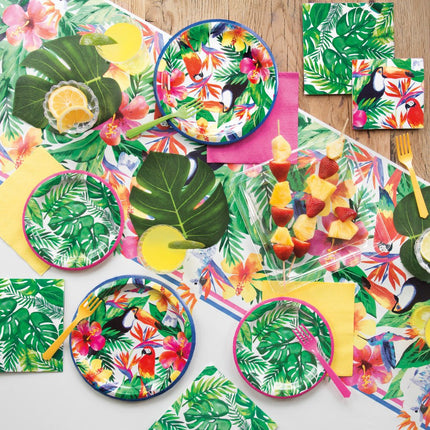 Hawaii Tafelkleed Toekan 2,13m van Unique koop je bij Partywinkel
