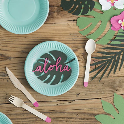 Hawaii Versiering Set Palmblad 21 delig van Partydeco koop je bij Partywinkel