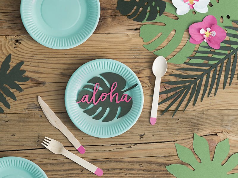Hawaii Versiering Set Palmblad 21 delig van Partydeco koop je bij Partywinkel