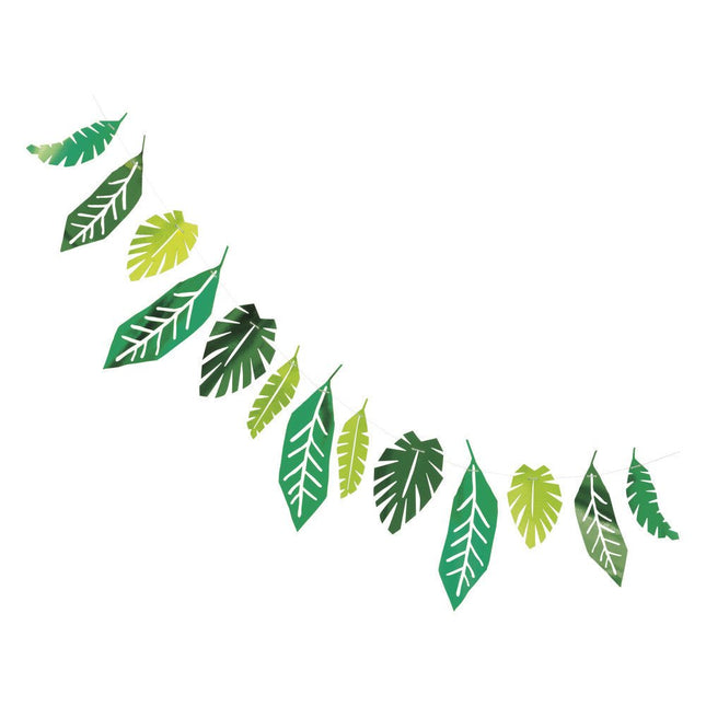 Hawaii Versiering Slinger Palmblad 2,13m van Unique koop je bij Partywinkel