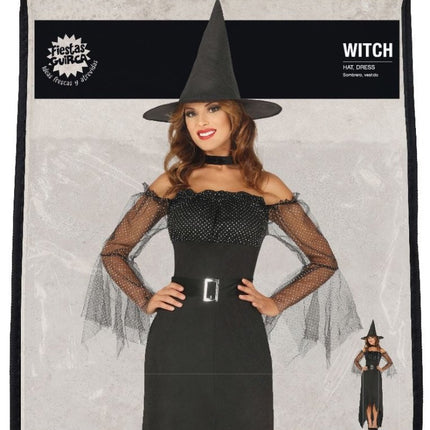 Heks Halloween Kostuum Dames van Fiestas Guirca koop je bij Partywinkel