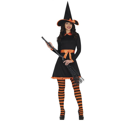 Heks Halloween Kostuum Dames Oranje van Fiestas Guirca koop je bij Partywinkel