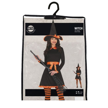 Heks Halloween Kostuum Dames Oranje van Fiestas Guirca koop je bij Partywinkel