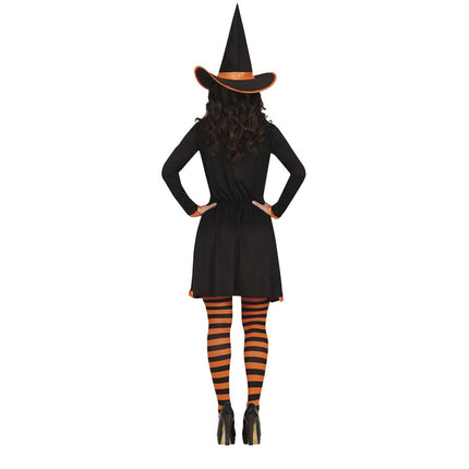 Heks Halloween Kostuum Dames Oranje van Fiestas Guirca koop je bij Partywinkel