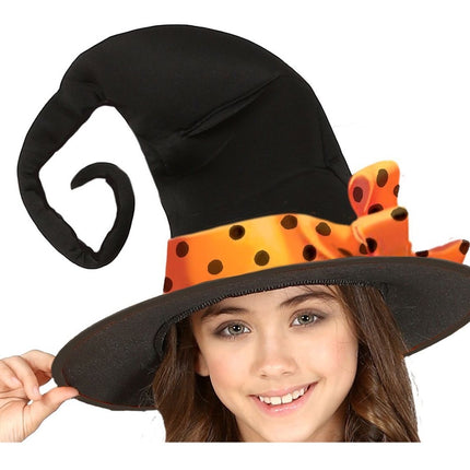 Heks Halloween Kostuum Meisje Oranje van Fiestas Guirca koop je bij Partywinkel