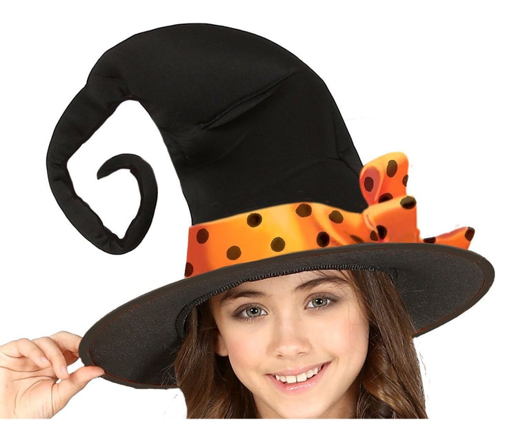 Heks Halloween Kostuum Meisje Oranje van Fiestas Guirca koop je bij Partywinkel