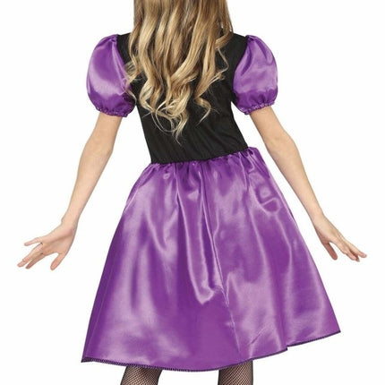 Heks Halloween Kostuum Meisje Paars van Fiestas Guirca koop je bij Partywinkel