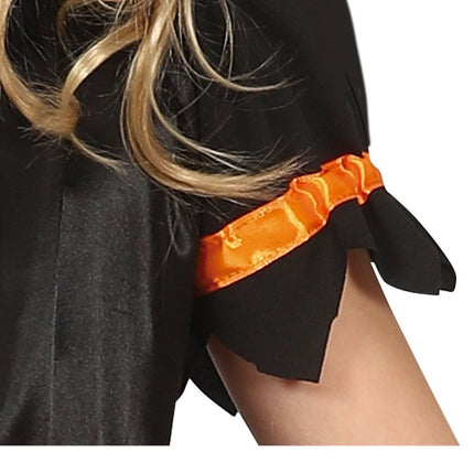 Heks Halloween Kostuum Meisje Paars Zwart van Fiestas Guirca koop je bij Partywinkel