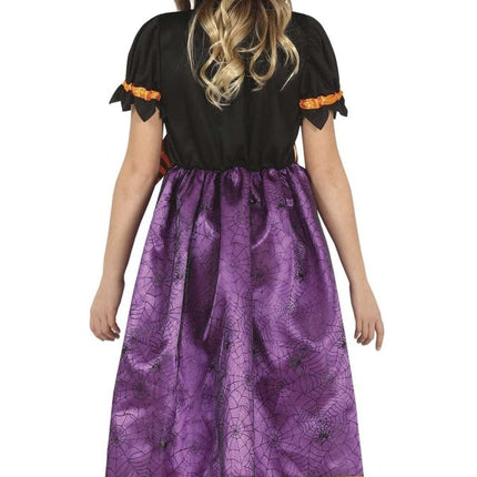 Heks Halloween Kostuum Meisje Paars Zwart van Fiestas Guirca koop je bij Partywinkel