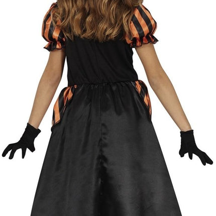 Heks Halloween Kostuum Meisje Pompoen Oranje van Fiestas Guirca koop je bij Partywinkel