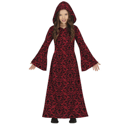 Heks Halloween Kostuum Meisje Rood van Fiestas Guirca koop je bij Partywinkel