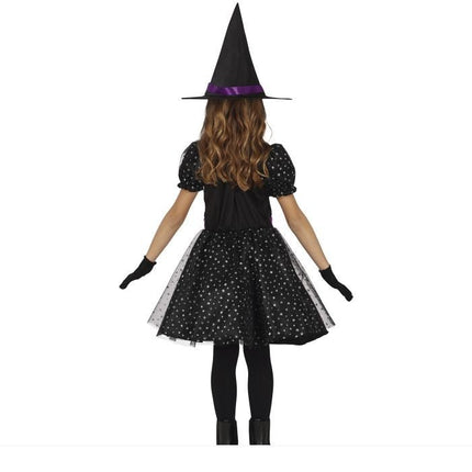 Heks Halloween Kostuum Meisje Ster Glitter van Fiestas Guirca koop je bij Partywinkel