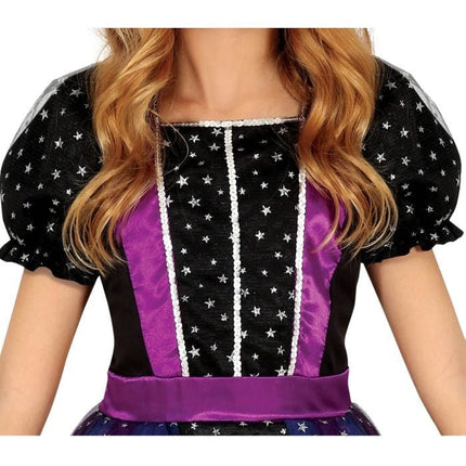 Heks Halloween Kostuum Meisje Ster Glitter van Fiestas Guirca koop je bij Partywinkel