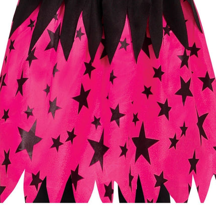 Heks Halloween Kostuum Meisje Ster Roze van Fiestas Guirca koop je bij Partywinkel