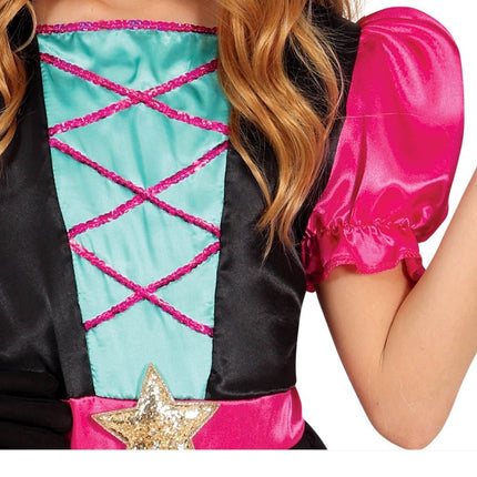 Heks Halloween Kostuum Meisje Ster Roze van Fiestas Guirca koop je bij Partywinkel