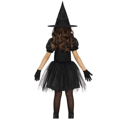 Heks Halloween Kostuum Meisje Zilver van Fiestas Guirca koop je bij Partywinkel
