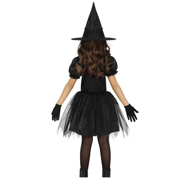Heks Halloween Kostuum Meisje Zilver van Fiestas Guirca koop je bij Partywinkel