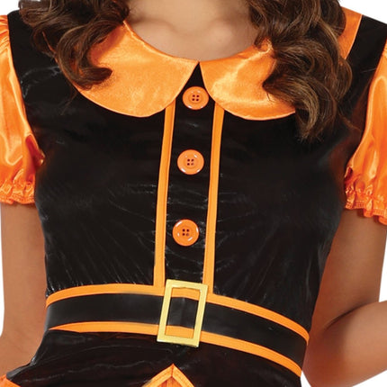 Heks Jurk Oranje Dames van Fiestas Guirca koop je bij Partywinkel