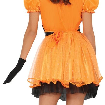 Heks Jurk Oranje Dames van Fiestas Guirca koop je bij Partywinkel