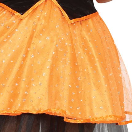 Heks Jurk Oranje Dames van Fiestas Guirca koop je bij Partywinkel