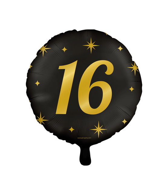 Helium Ballon 16 Jaar Leeg 30cm van Paper Dreams koop je bij Partywinkel