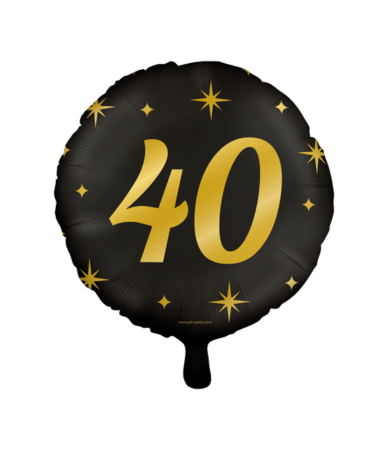 Helium Ballon 40 Jaar Leeg 30cm van Paper Dreams koop je bij Partywinkel