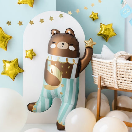 Helium Ballon Beer Leeg 90cm van Partydeco koop je bij Partywinkel