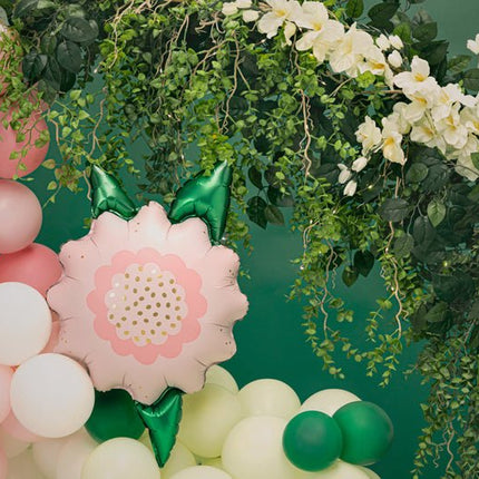 Helium Ballon Bloem Leeg 70cm van Partydeco koop je bij Partywinkel