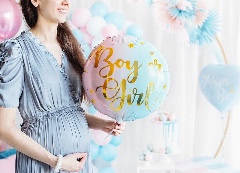Helium Ballon Boy Or Girl Leeg 35cm van Partydeco koop je bij Partywinkel