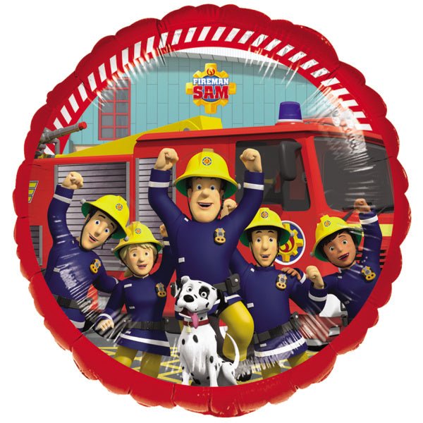 Helium Ballon Brandweerman Sam Leeg 43cm van Anagram koop je bij Partywinkel