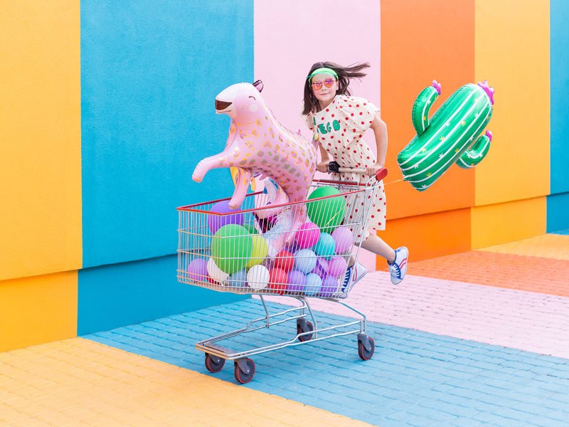 Helium Ballon Cactus Leeg 82cm van Partydeco koop je bij Partywinkel