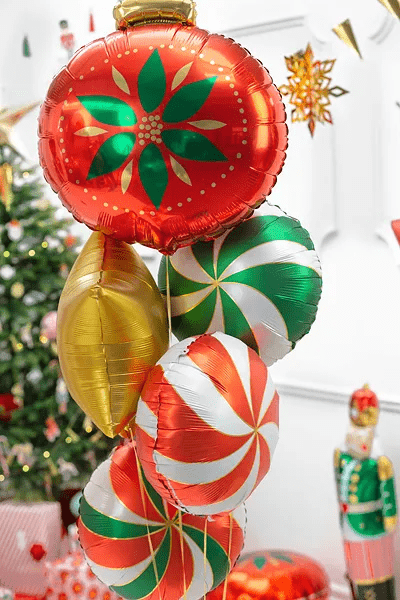 Helium Ballon Candy Rood Leeg 35cm van Partydeco koop je bij Partywinkel