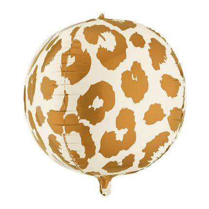 Helium Ballon Cheetah Bal 75cm Leeg van Partydeco koop je bij Partywinkel