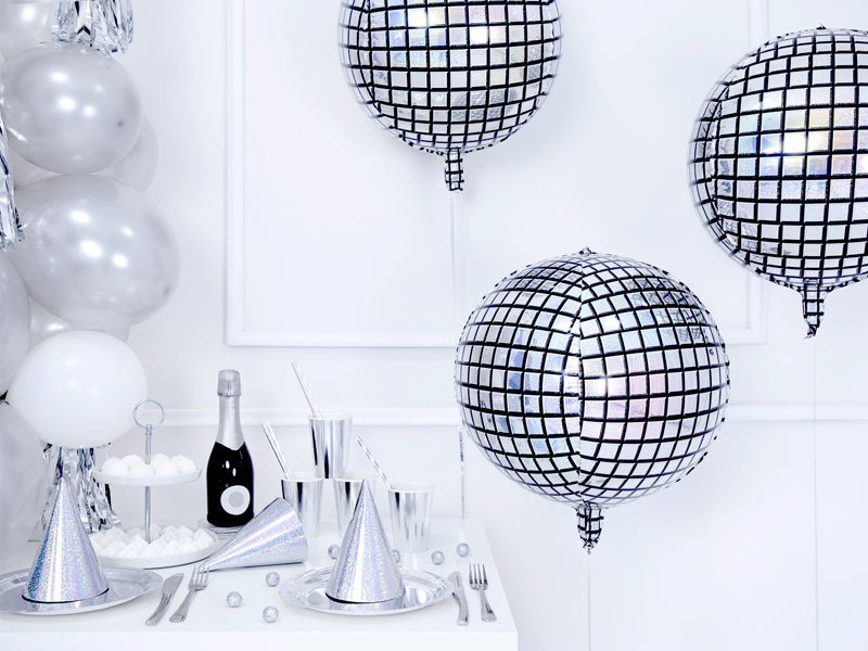 Helium Ballon Discobal Leeg 40cm van Partydeco koop je bij Partywinkel