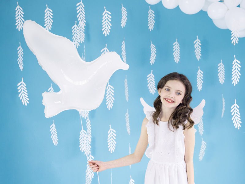 Helium Ballon Duif Leeg 77cm van Partydeco koop je bij Partywinkel
