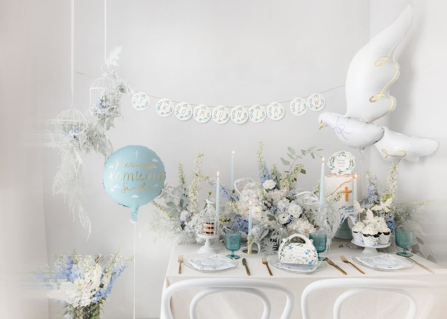 Helium Ballon Duif Leeg 90cm van Partydeco koop je bij Partywinkel
