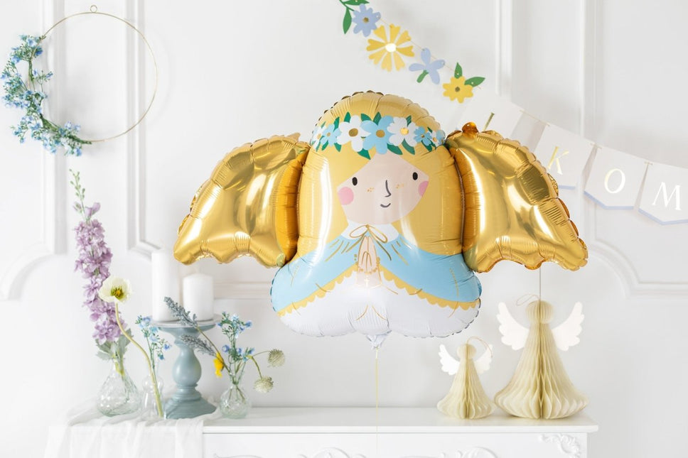 Helium Ballon Engel Leeg 77cm van Partydeco koop je bij Partywinkel