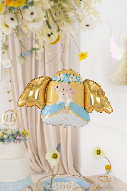 Helium Ballon Engel Leeg 77cm van Partydeco koop je bij Partywinkel