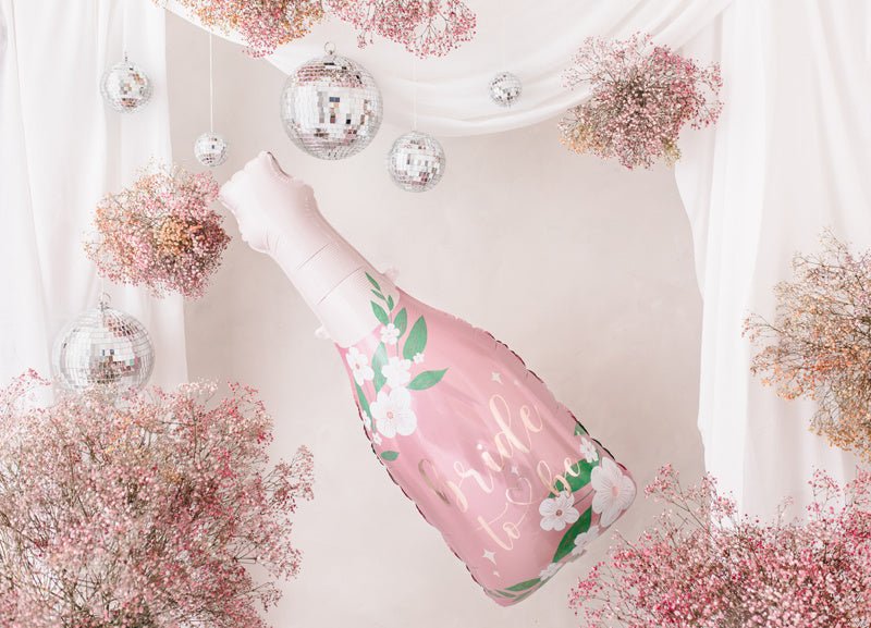 Helium Ballon Fles Bride To Be Leeg 1,08m van Partydeco koop je bij Partywinkel