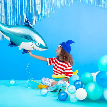 Helium Ballon Haai Leeg 1,02m van Partydeco koop je bij Partywinkel