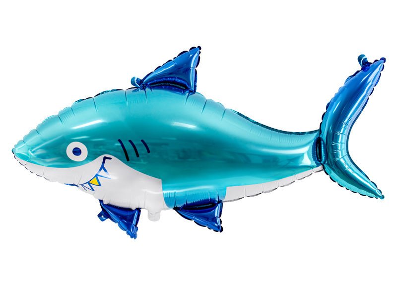 Helium Ballon Haai Leeg 1,02m van Partydeco koop je bij Partywinkel