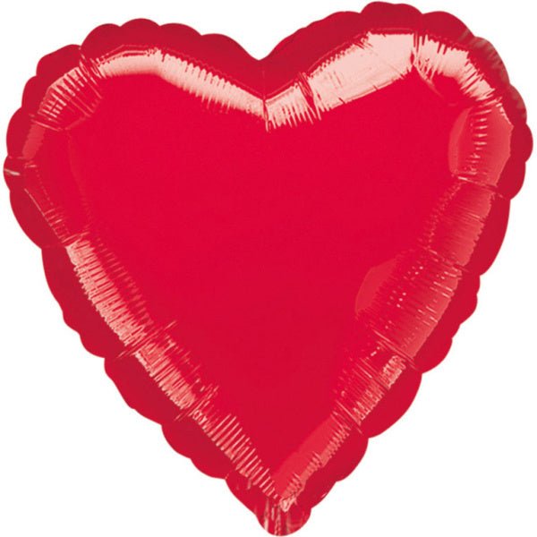 Helium Ballon Hart 81cm leeg van Anagram koop je bij Partywinkel