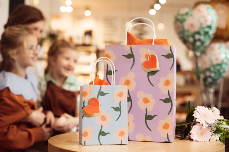 Helium Ballon Hart Bloemen Leeg 45cm van Partydeco koop je bij Partywinkel