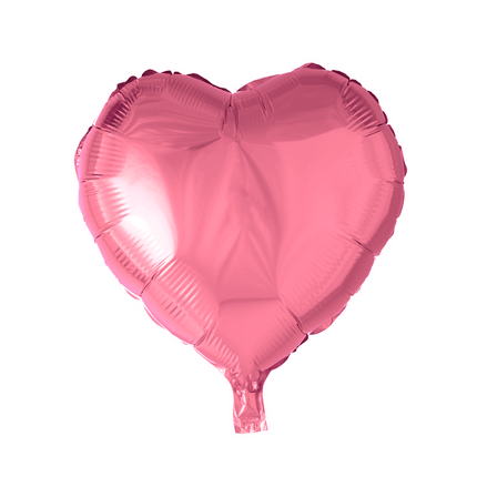 Helium Ballon Hart Lichtroze 45cm leeg van WeFiesta koop je bij Partywinkel